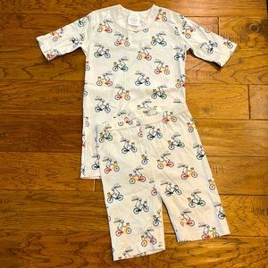Hanna Andersson Short John Organic Cotton Rabbit Pajama